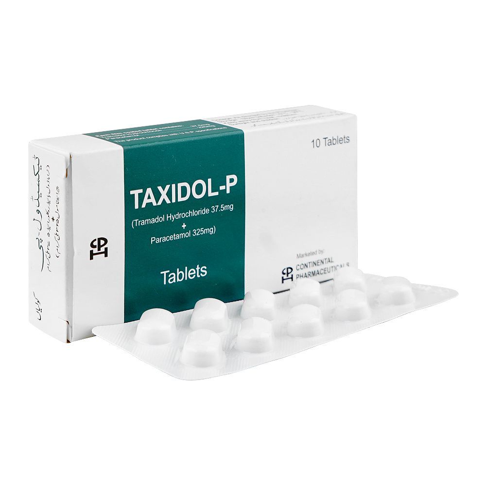 Continental Pharmaceuticals Taxidol-P Tablet, 37.5mg/325mg, 10-Pack - Main Image
