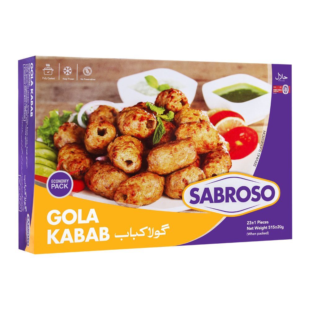 Sabroso Gola Kabab, Chicken, 23 Pieces, 515g - Main Image