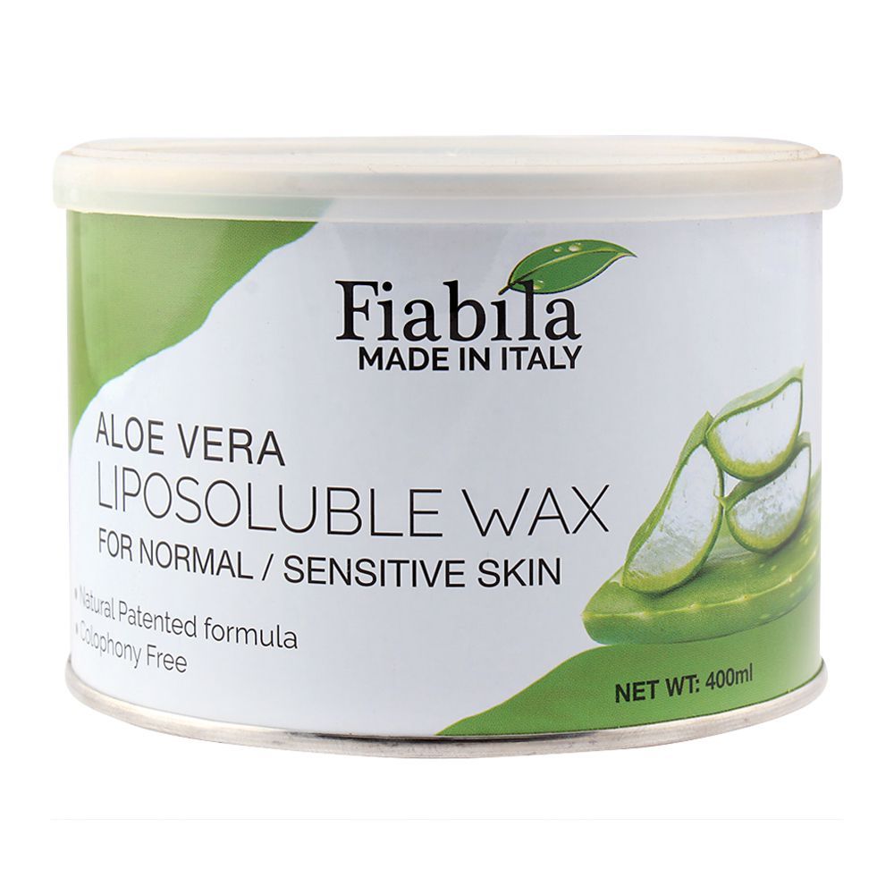 Fiabila Aloe Vera Normal and Sensitive Skin Liposoluble Wax 400ml - Main Image