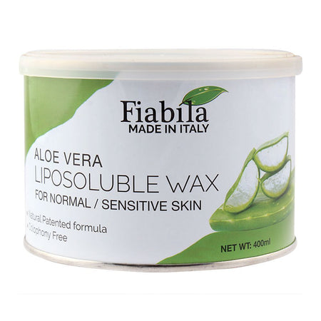 Fiabila Aloe Vera Normal and Sensitive Skin Liposoluble Wax 400ml - Main Image