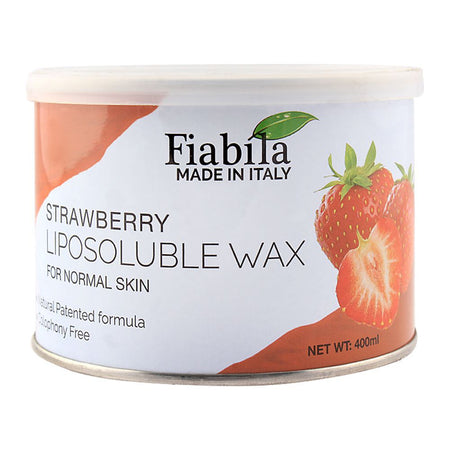 Fiabila Strawberry Normal Skin Liposoluble Wax 400ml - Main Image