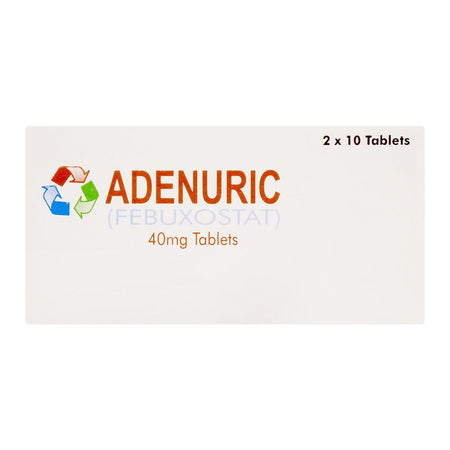 S.J. & G. Adenuric Tablet, 40mg, 20-Pack - Image 2