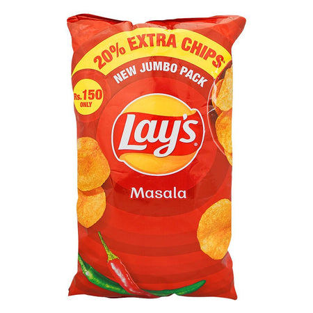 Lay's Masala Chips, New Jumbo Pack, 120g - Image 2