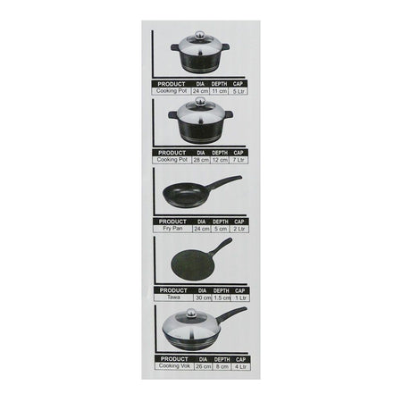 Sonex Splendor Mini Cookware Set, 52267, 16-Pack - Image 5