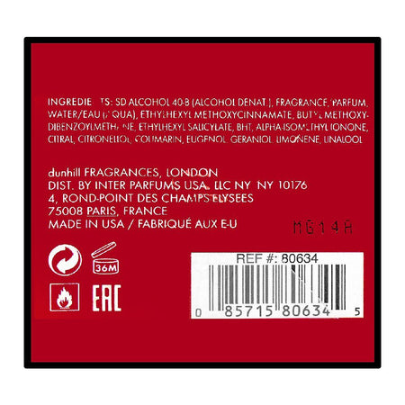 Dunhill Icon Racing Red Perfume, Eau de Parfum, For Men, 100ml - Image 4