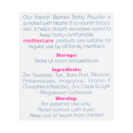 Mothercare French Berries Baby Powder, Local, 385g - Image 3
