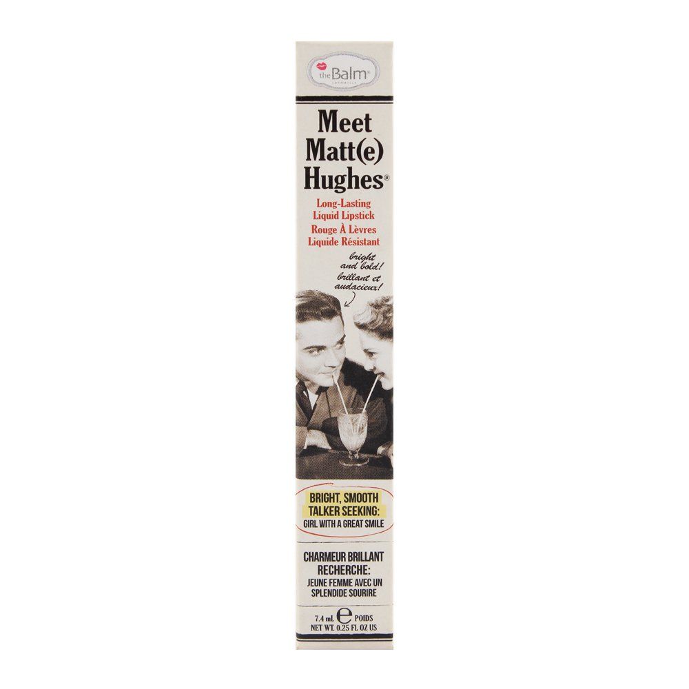 theBalm Meet Matt(e) Hughes Liquid Lipstick 7.4ml Doting - Image 3
