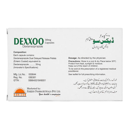 Horizon Pharma Dexxoo Capsule, 30mg, 30-Pack - Image 2
