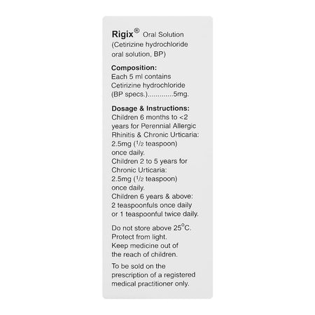 AGP Pharma Rigix Oral Solution, 5mg/5ml, 120ml - Image 4