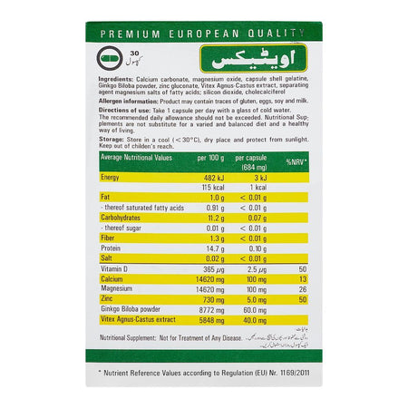 Bristol Mayer Biotech Ovitex Nutritional Supplement Capsule, 30-Pack - Image 2