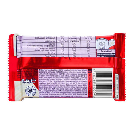 Kit Kat 4-Fingers White Chocolate Bar, 41.5g - Image 2