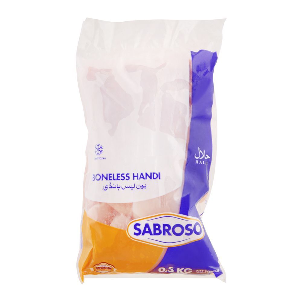 Sabroso Chicken Boneless Handi, 0.5 KG - Main Image