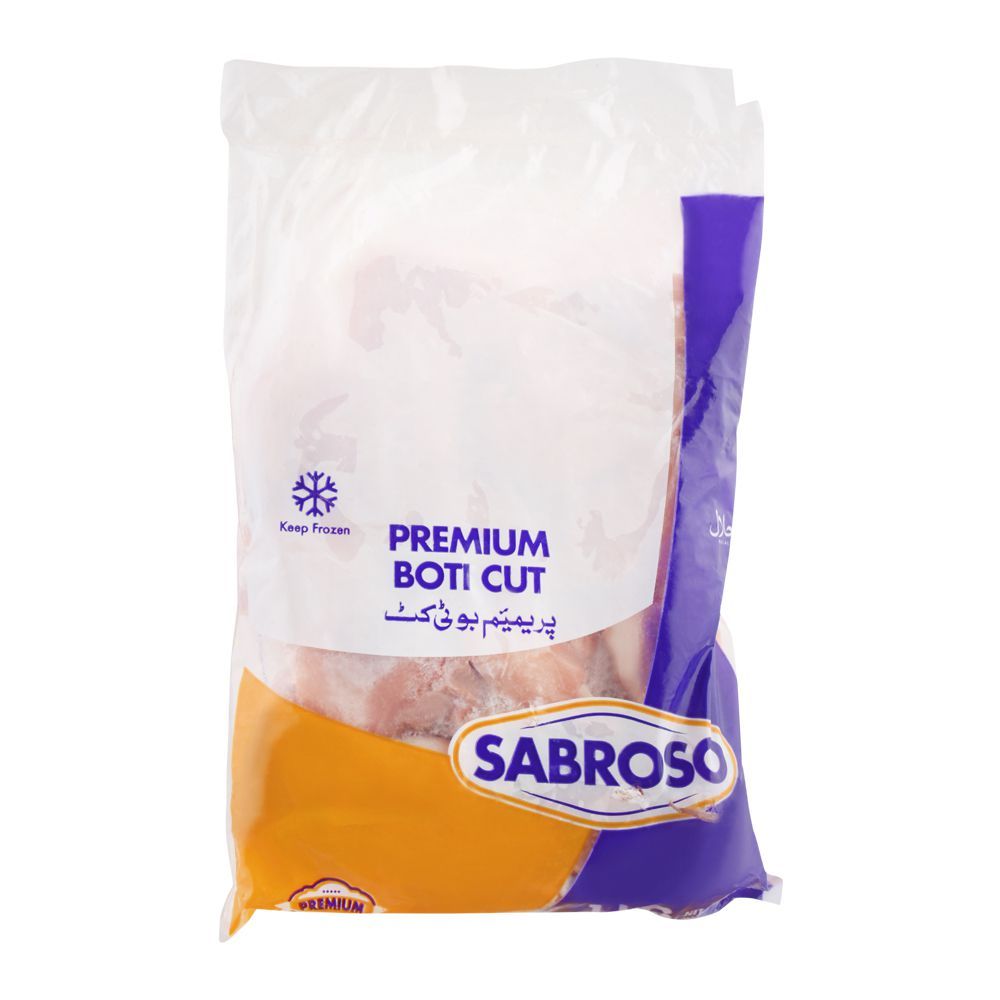 Sabroso Premium Boti Cut, Chicken, 1 KG - Main Image