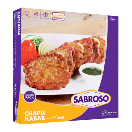 Sabroso Chicken Chapli Kabab, 10 Pieces, 740g - Main Image