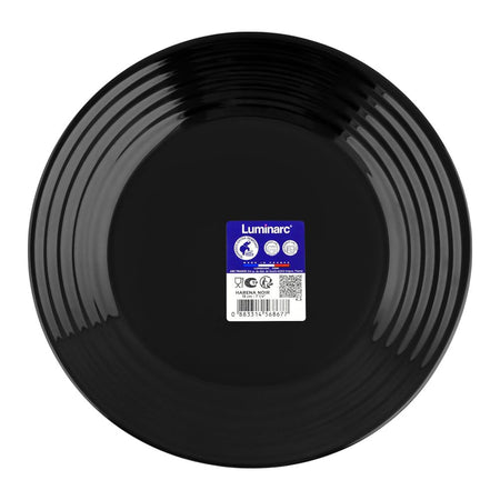 Luminarc Harena Noir Dessert Plate, 19cm, Black, 7613 - Image 2