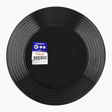 Luminarc Harena Noir Soup Plate, 23.6cm, Black, 7610 - Image 2