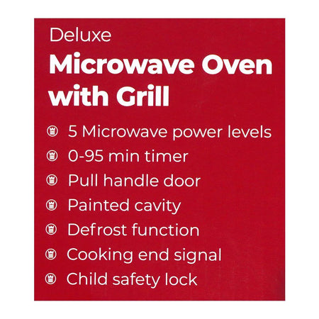 West Point Deluxe Microwave Oven With Grill, 28 Liters, WF-830DG - Image 5