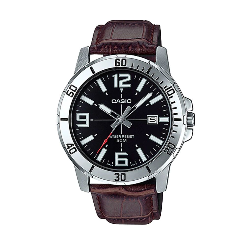 Casio Men's Band Analog Watch, MTP-VD01L-1BVUDF - Main Image