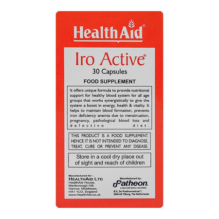 Nutra Zone Healthcare Iro Active Capsule, 30-Pack - Image 2