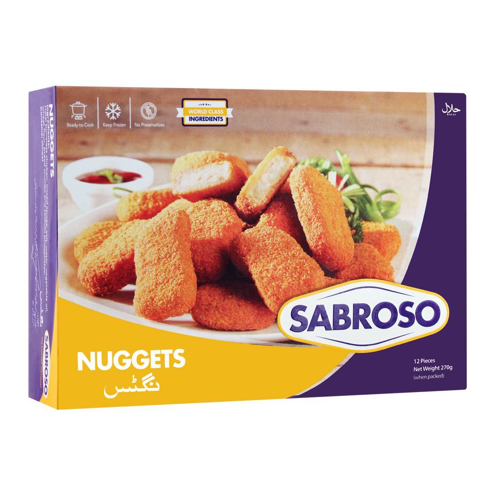 Sabroso Nuggets, 12 Pieces, 270g - Main Image