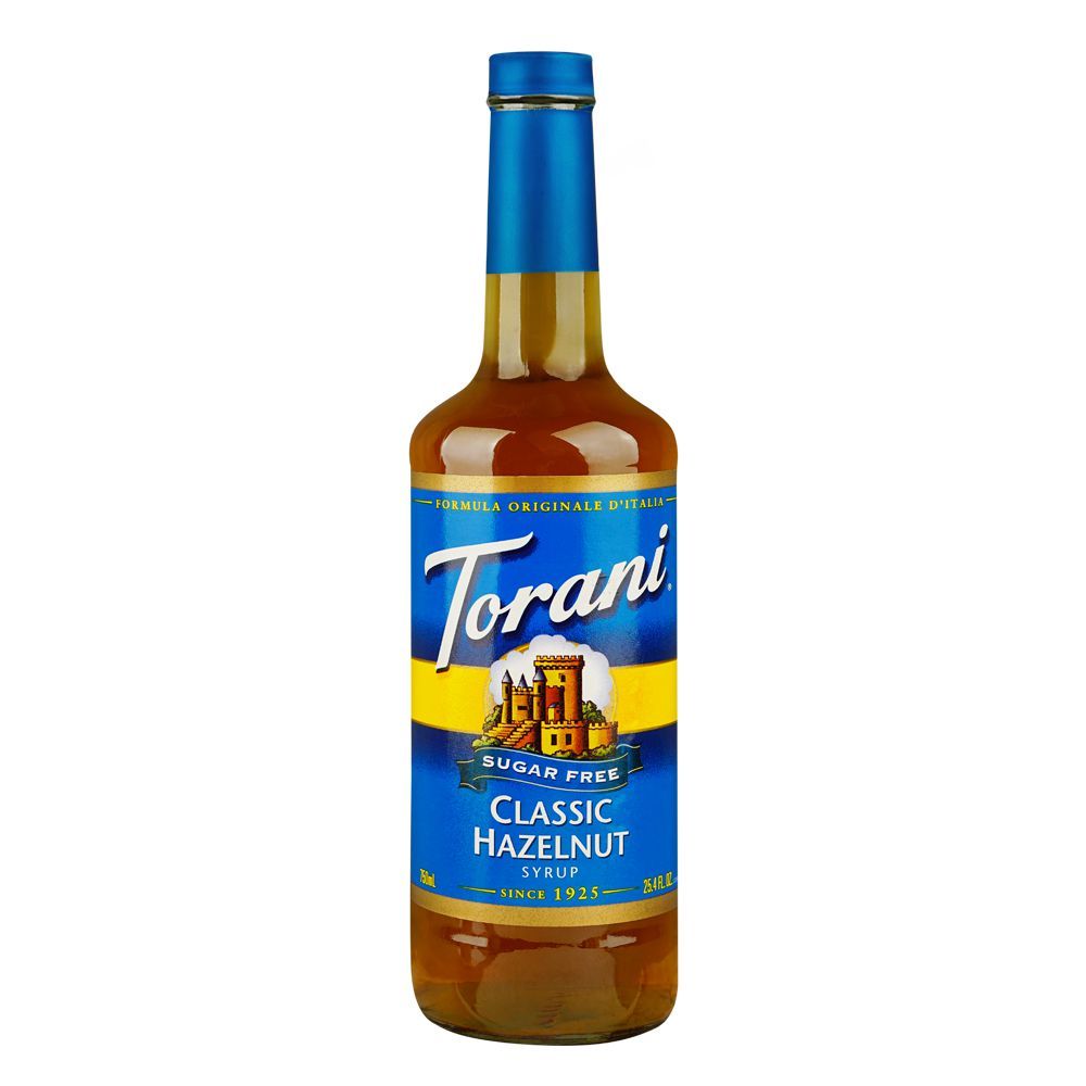 Torani Classic Hazelnut Sugar Free Syrup, 750ml - Main Image