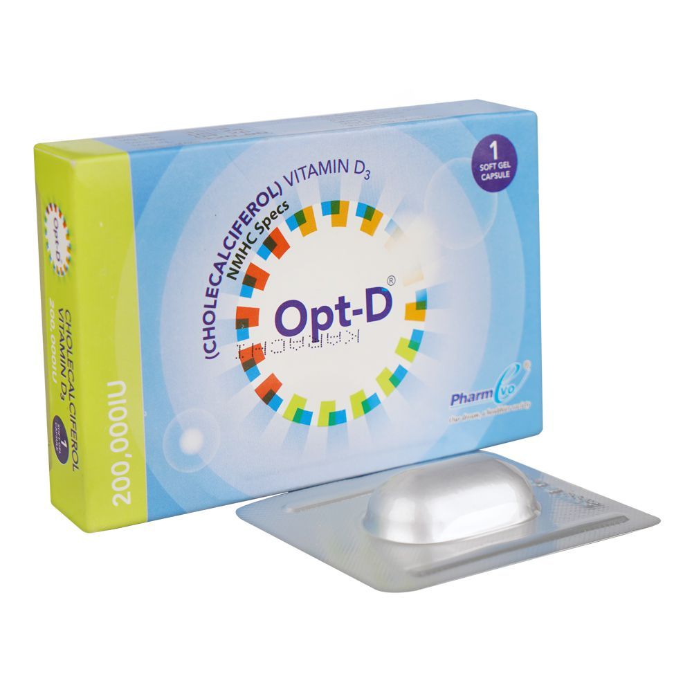 Opt-D Capsules, 200,000iu, Vitamin D Supplements - Main Image