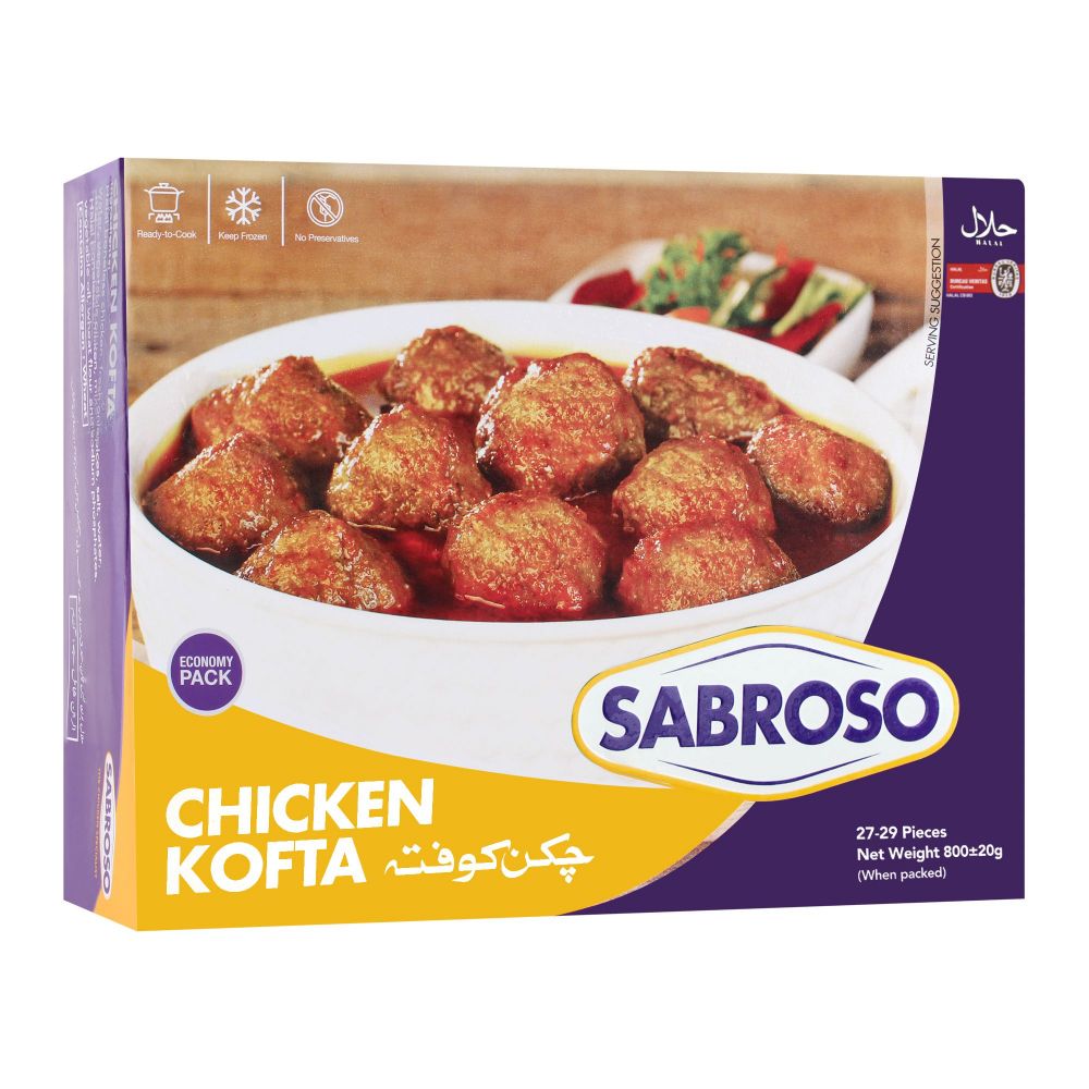 Sabroso Chicken Kofta, 27-29 Pieces, 800g - Main Image