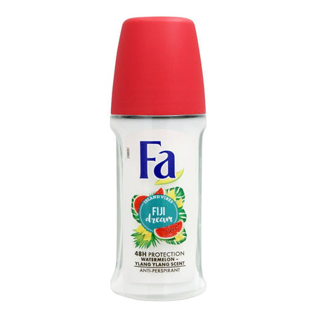 Fa 48H Protection Island Vibes Fiji Dream Watermelon Ylang Ylang Scent Roll-On Deodorant, For Women, 50ml - Main Image