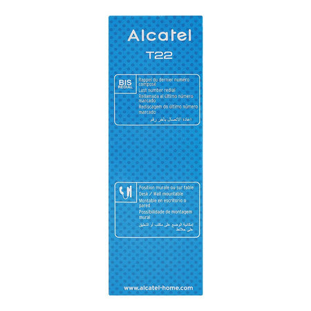 Alcatel Corded Telephone, White, T22-EX - Image 5