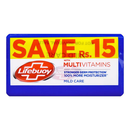 Lifebuoy Mild Care Blue Soap Value Pack, 3x98g - Image 2