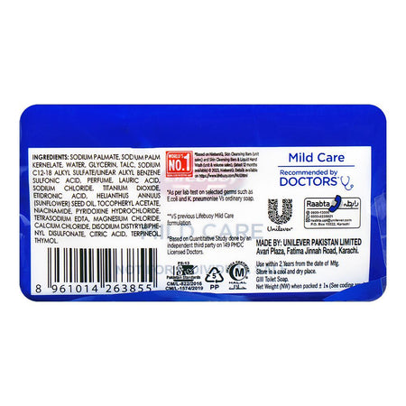 Lifebuoy Mild Care Blue Soap Value Pack, 3x98g - Image 3