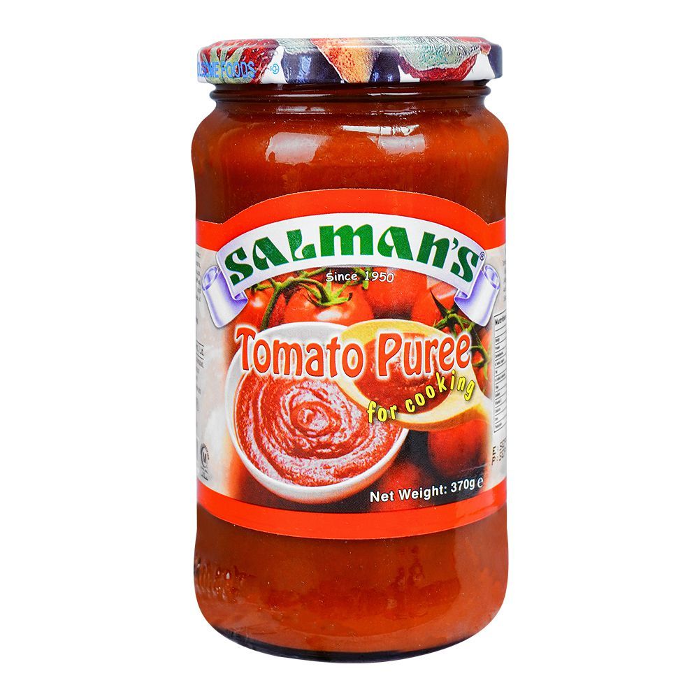 Salman's Tomato Puree, For Cooking, 370g - Main Image