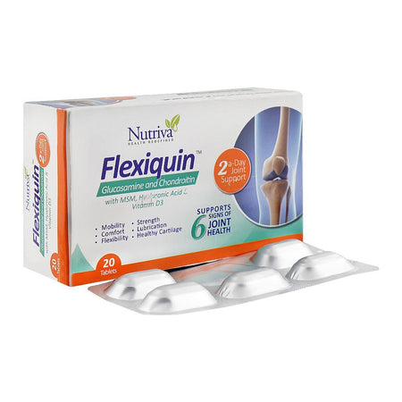 Nutriva Pharmaceuticals Flexiquin Tablet, 1-Strip - Main Image