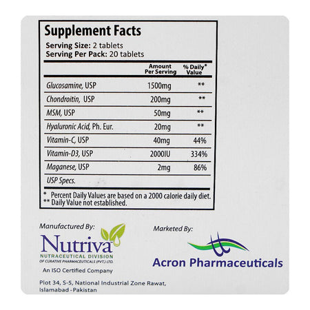 Nutriva Pharmaceuticals Flexiquin Tablet, 1-Strip - Image 3