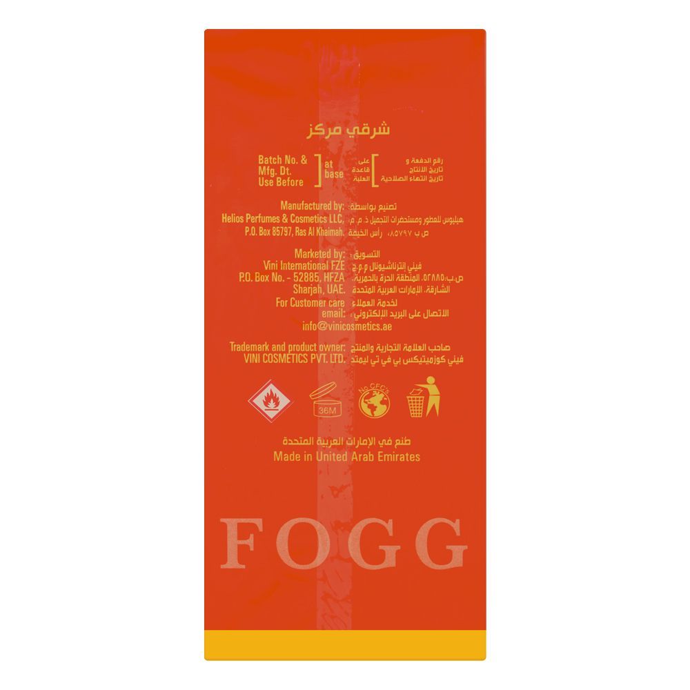 Fogg Scent Intense Oriental, Eau de Parfum, For Men, 100ml - Image 3