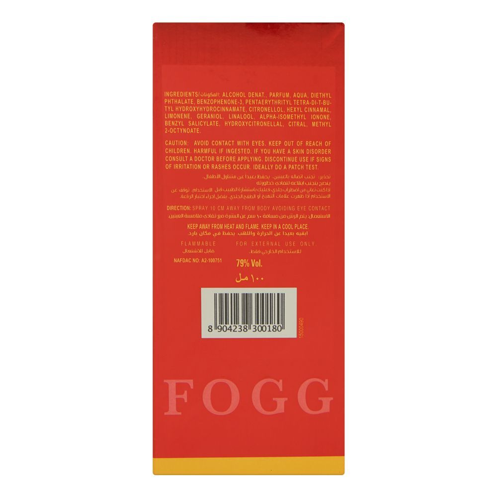 Fogg Scent Intense Aromatic, Eau de Parfum, For Men, 100ml - Image 4