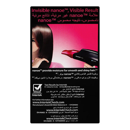Panasonic Invisible Nanoe Hair Dryer, 2000W, EH-NA65-K - Image 5