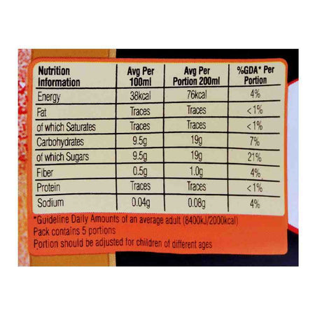 Nestle Fruita Vitals Peach Fruit Nectar 1 Liter - Image 4