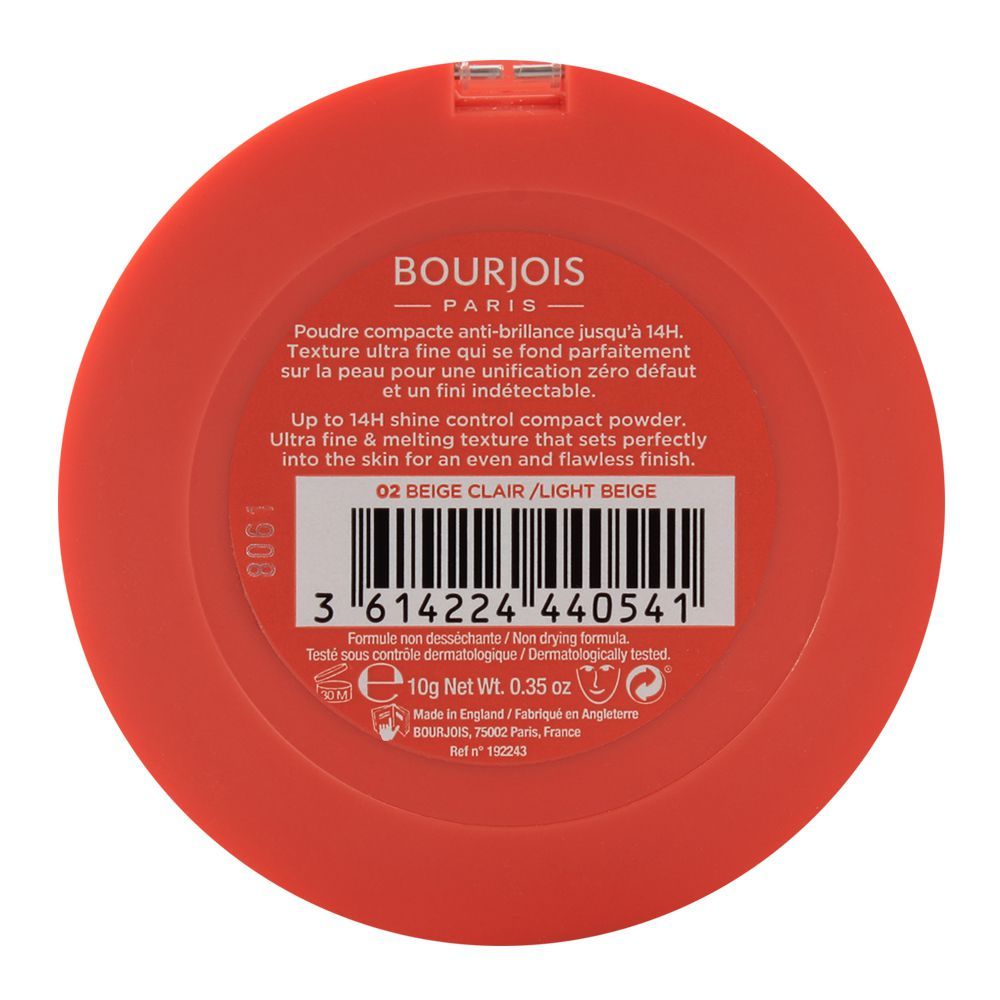 Bourjois Air Mat Powder, 02 Light Beige - Image 2
