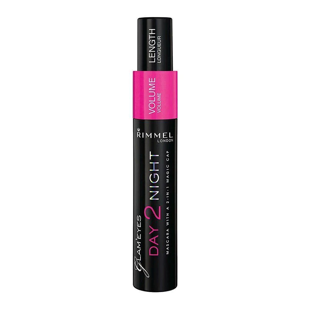 Rimmel Glam Eyes Day 2 Night Mascara, 001 Black - Main Image