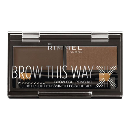 Rimmel Brow This Way Brow Sculpting Kit, 003 Dark Brown - Main Image