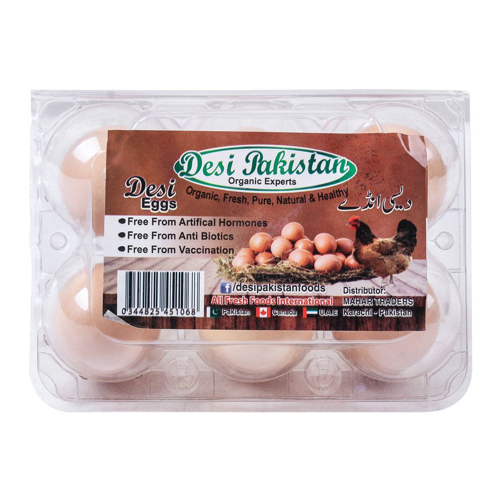 Desi Pakistan Desi Eggs, 6-Pack - Main Image