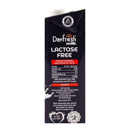 Day Fresh Lactose Free Milk 1 Litre - Image 2