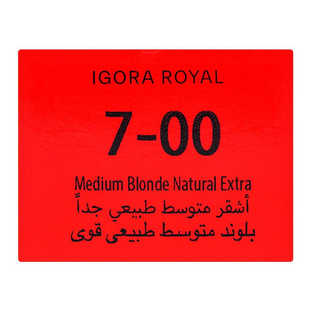 Schwarzkopf Igora Royal Hair Color, 7-00 Medium Blonde Natural Extra - Image 6