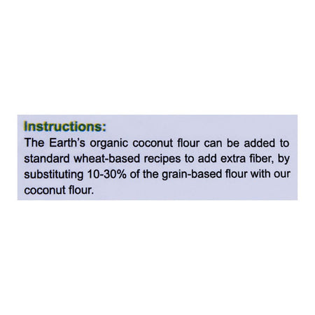 The Earth's Coconut Flour 175gm - Image 4