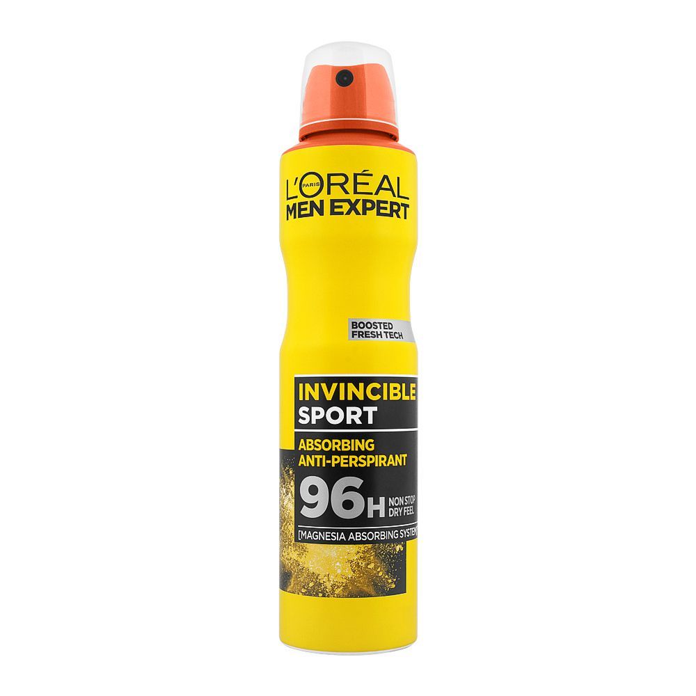 L'Oreal Paris Men Expert Invincible Sports Anti-Perspirant Deodorant Spray, 250ml - Main Image