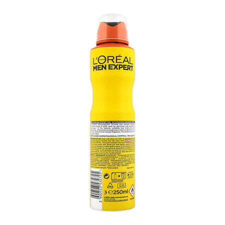 L'Oreal Paris Men Expert Invincible Sports Anti-Perspirant Deodorant Spray, 250ml - Image 2