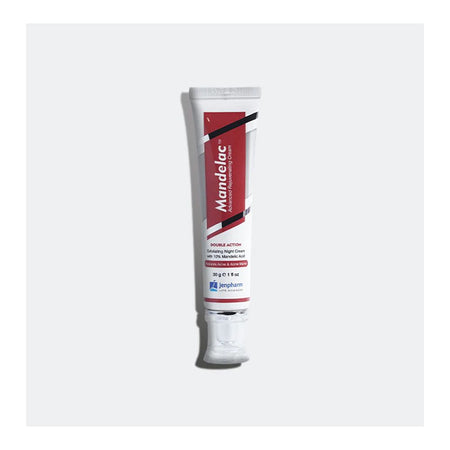Jenpharm 10% Mandelac Exfoliating Night Cream, Reduces Acne & Acne Marks, 30g - Main Image