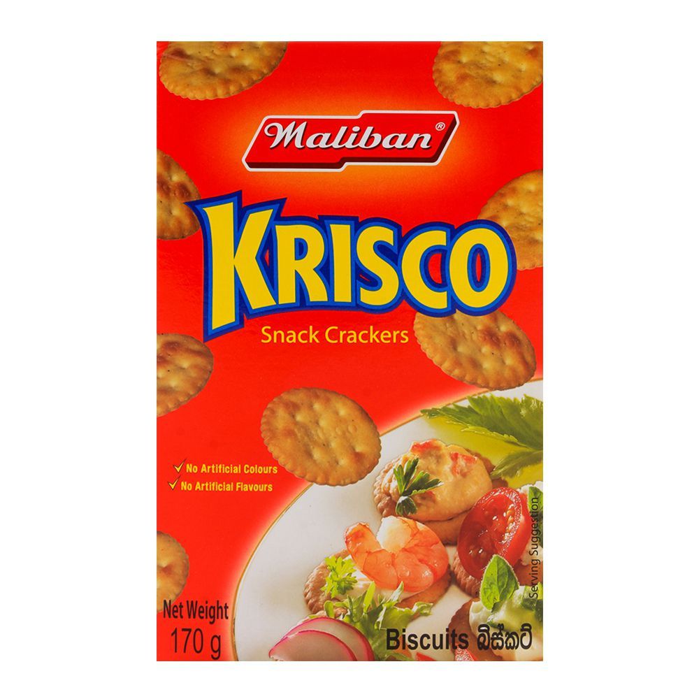 Maliban Krisco Snack Crackers 170gm - Main Image