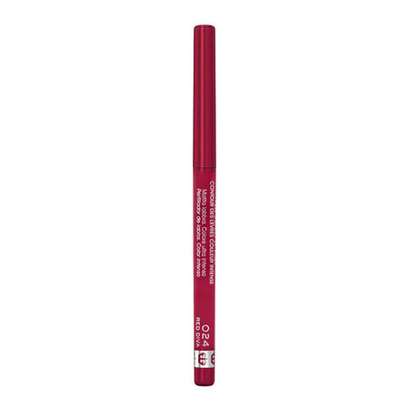 Rimmel Exaggerate Full Colour Lip Liner 024 Red Diva - Image 3